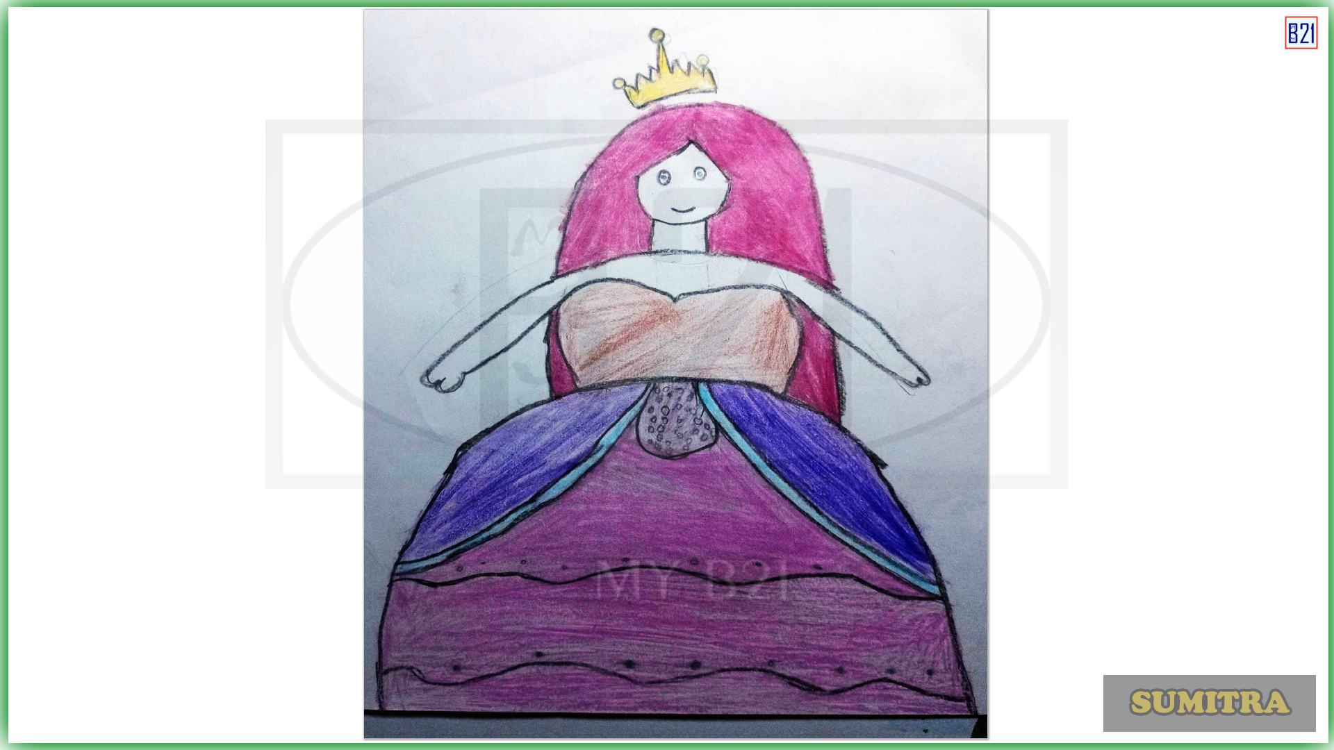 Beautiful Doll drawing | Made by Sumitra