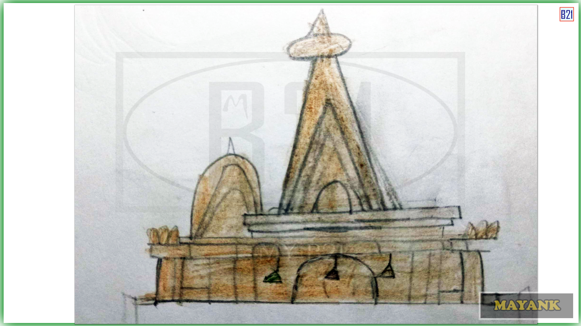 Hindu temple | Made by Mayank