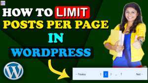 How to add Limited post on a single page in WordPress website? Wordpress tutorial