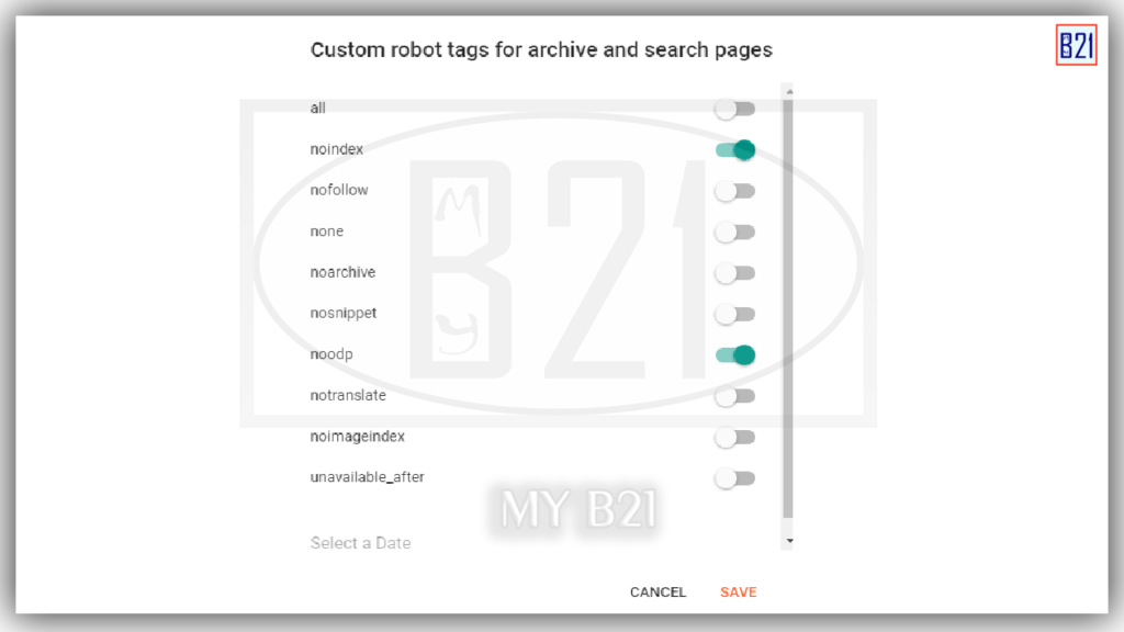 Archive and search page tags
