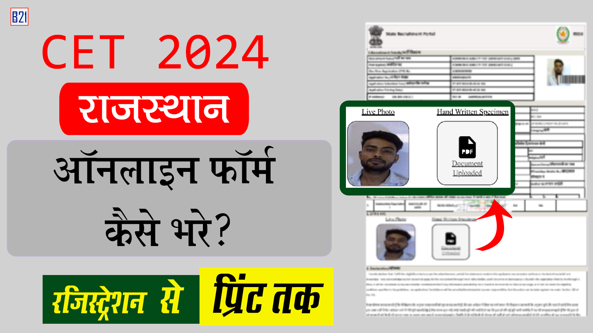 How to apply for Rajasthan CET Exam? | CET Form Submit Kese Kare? | SSO ...