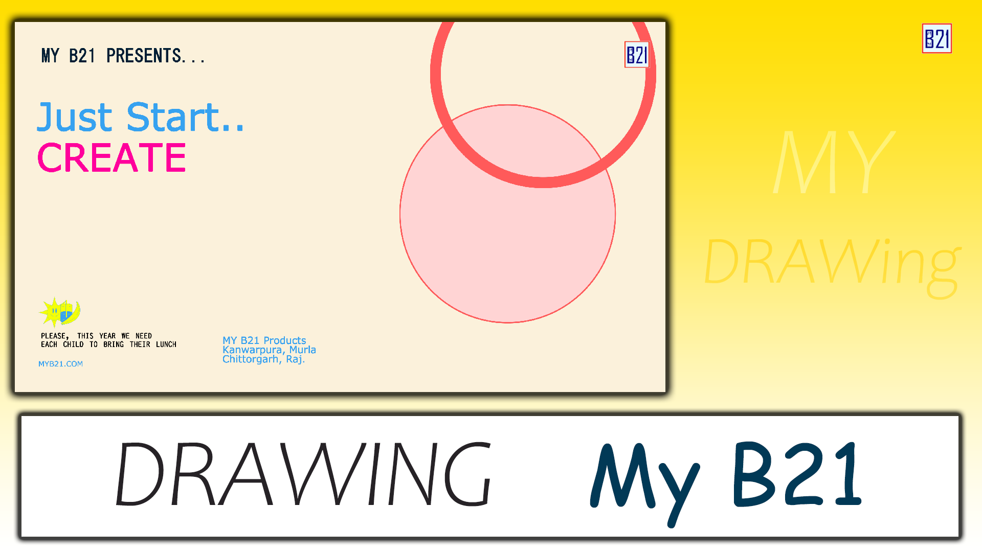 My B21 Drawing Book A4 Size (Standard)