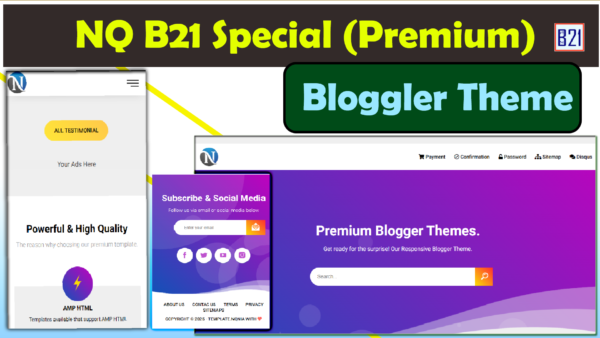 Bloggler Theme - NQ B21 Special (Premium)