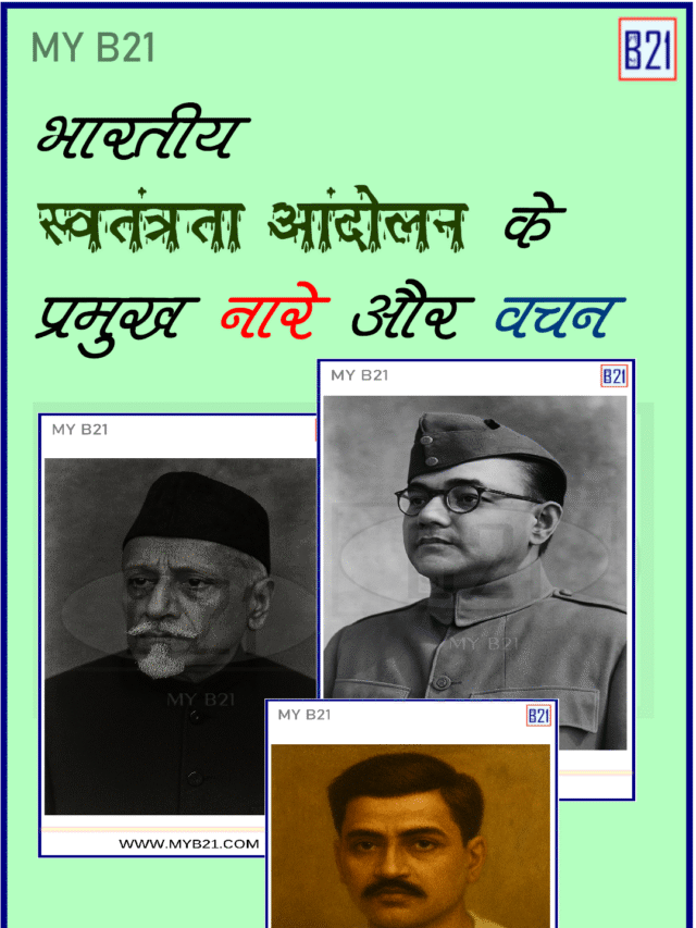 #3 भारतीय स्वतंत्रता आंदोलन के प्रमुख नारे और वचन