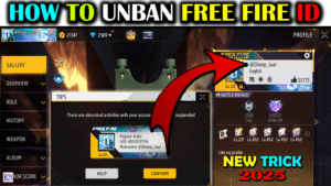 FREE FIRE ID UNBAN TRIKS | ABNORMAL ACTIVITIES ACCOUNT SUSPENDED PROBLEM SOLVED