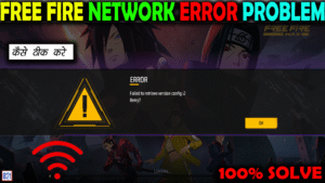 FreeFire _Network Connection Error_Problem Solution