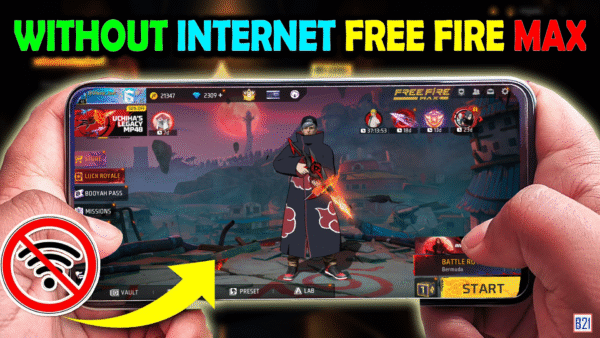 WITHOUT INTERNET LAYING REAL FREE FIRE MAX