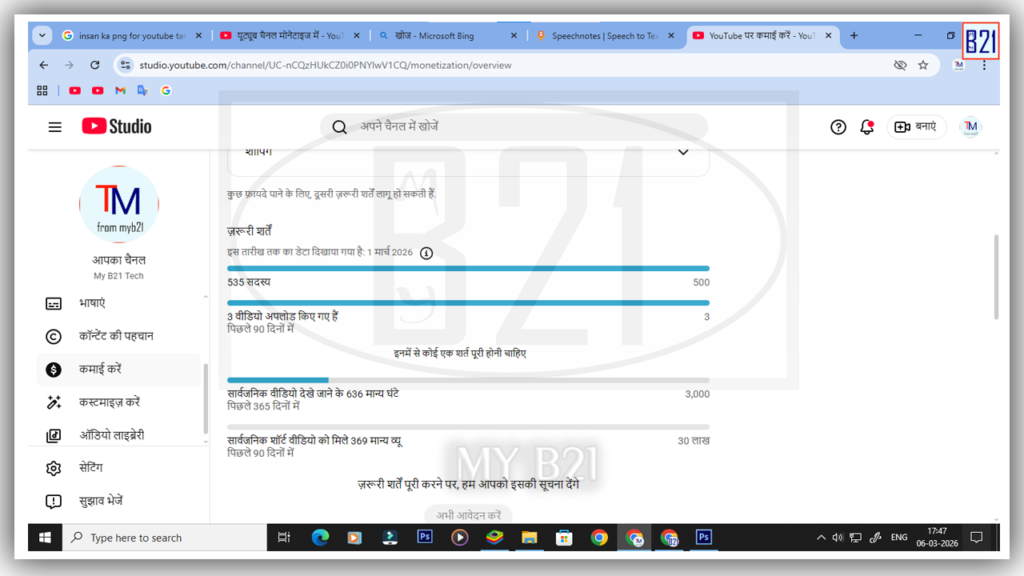 Monatize YouTube Channel in 2026