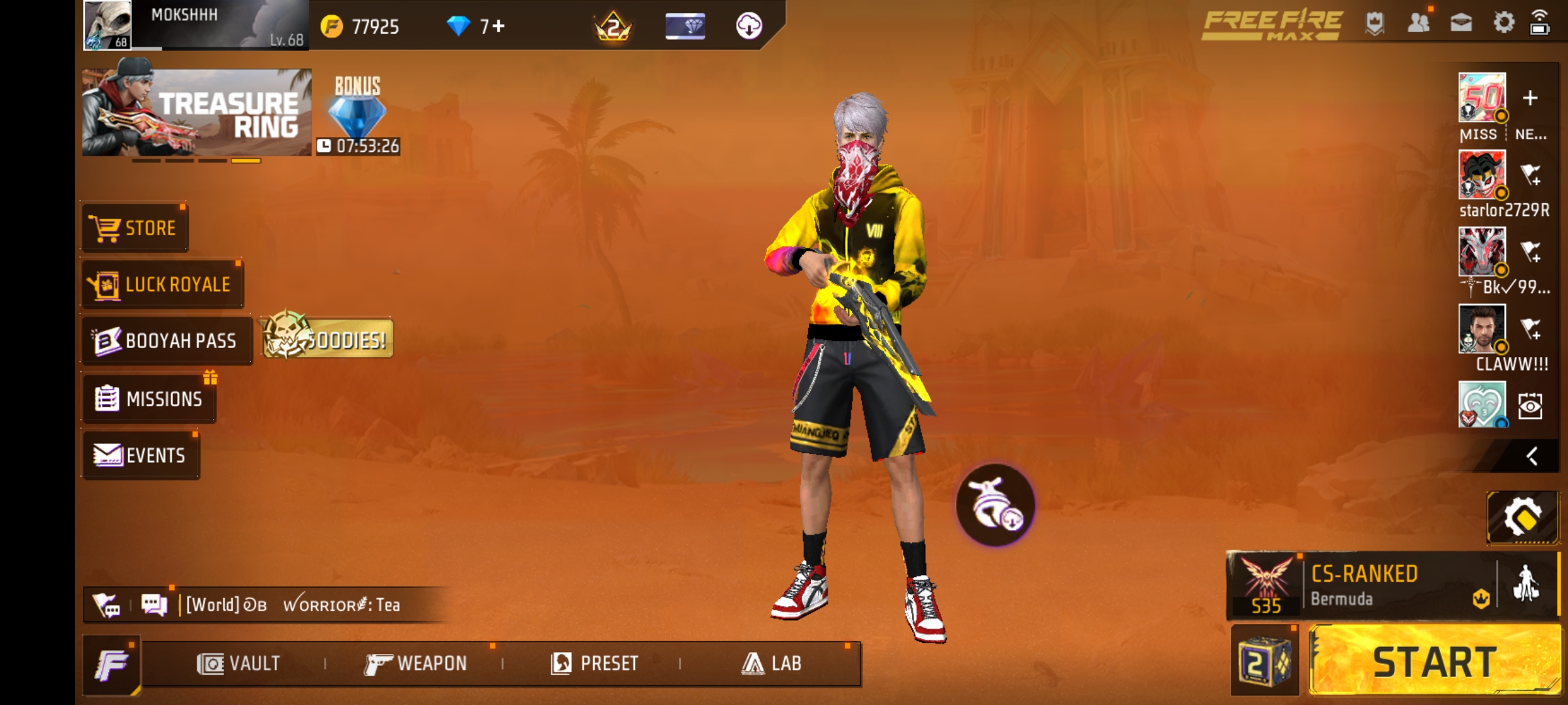 Free fire id buy under 500