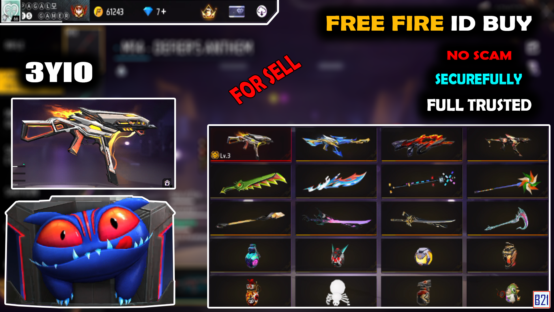 How To Buy & Sell Free Fire ID | 100% Secure 🔐 #shorts # ...