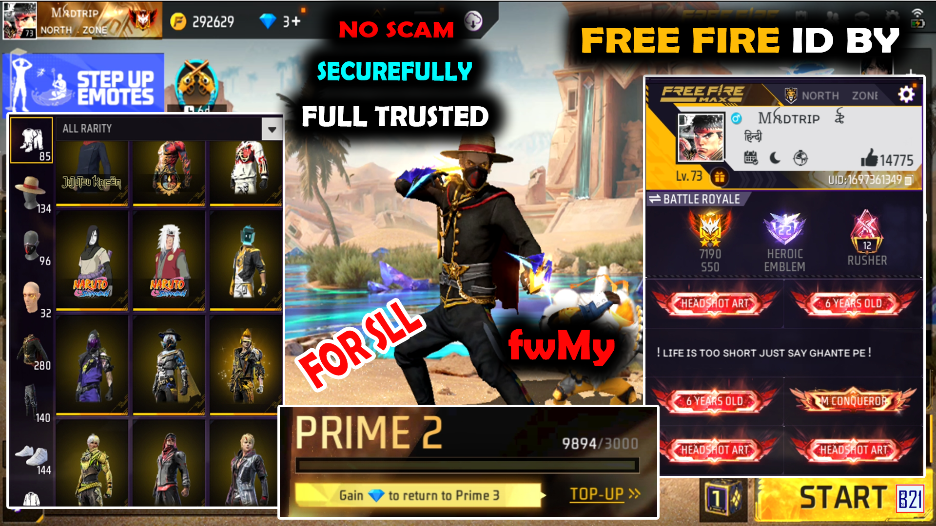 फ्री फायर आईडी बेचकर पैसे कमाएं | FF आईडी | प्लेयर ऑक्शन