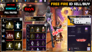 Free Fire id sell website