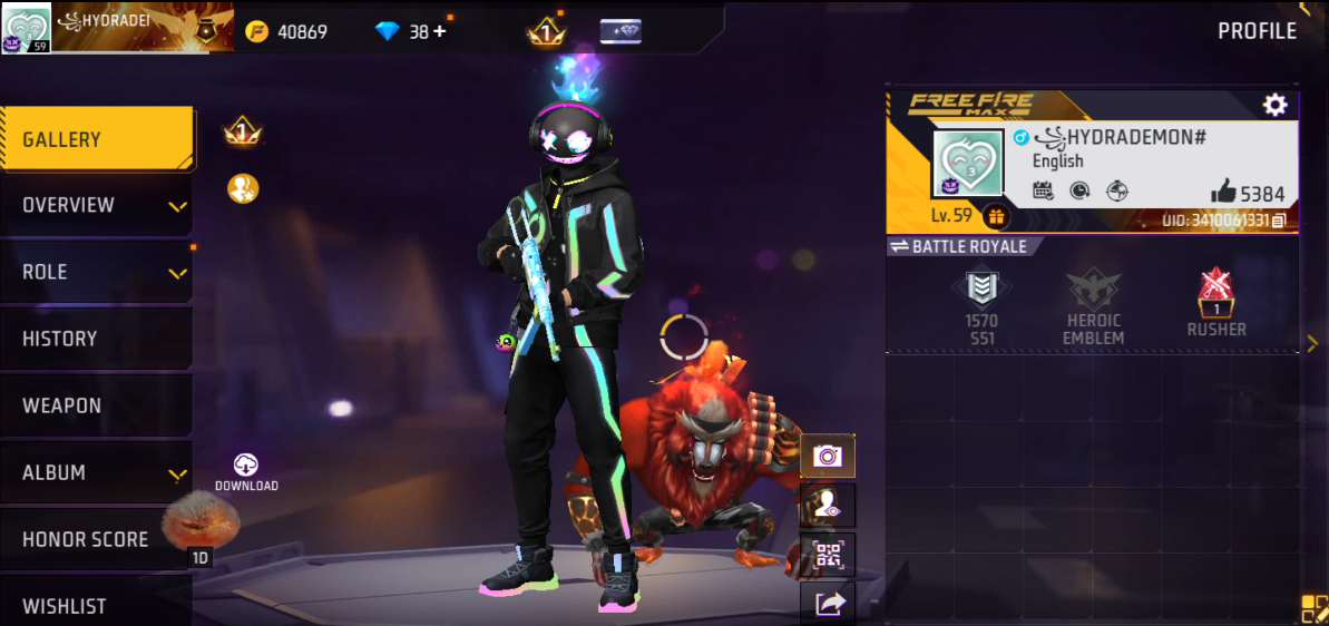 Free Fire id sell website
