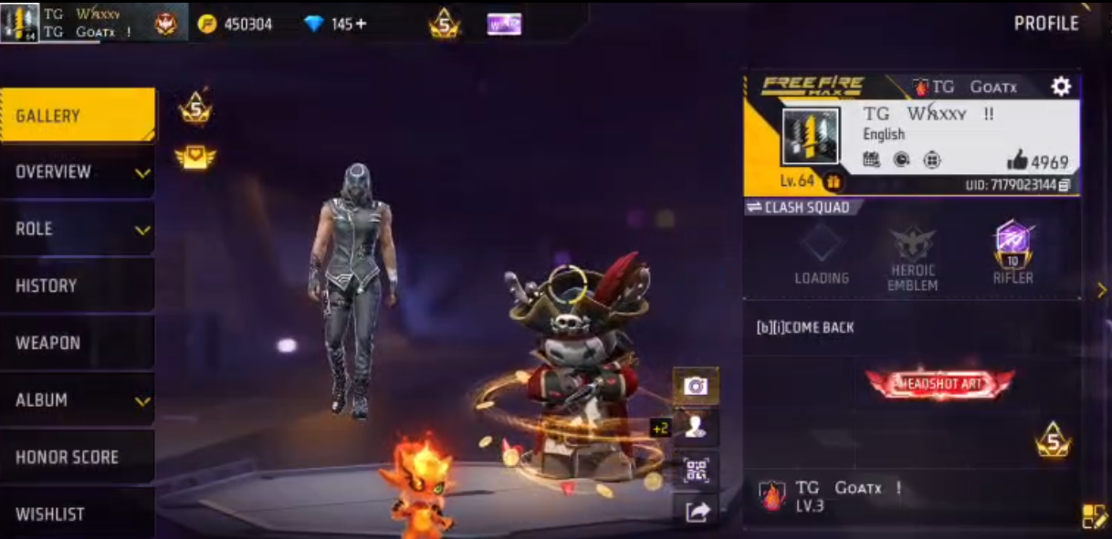 Free Fire id sell website